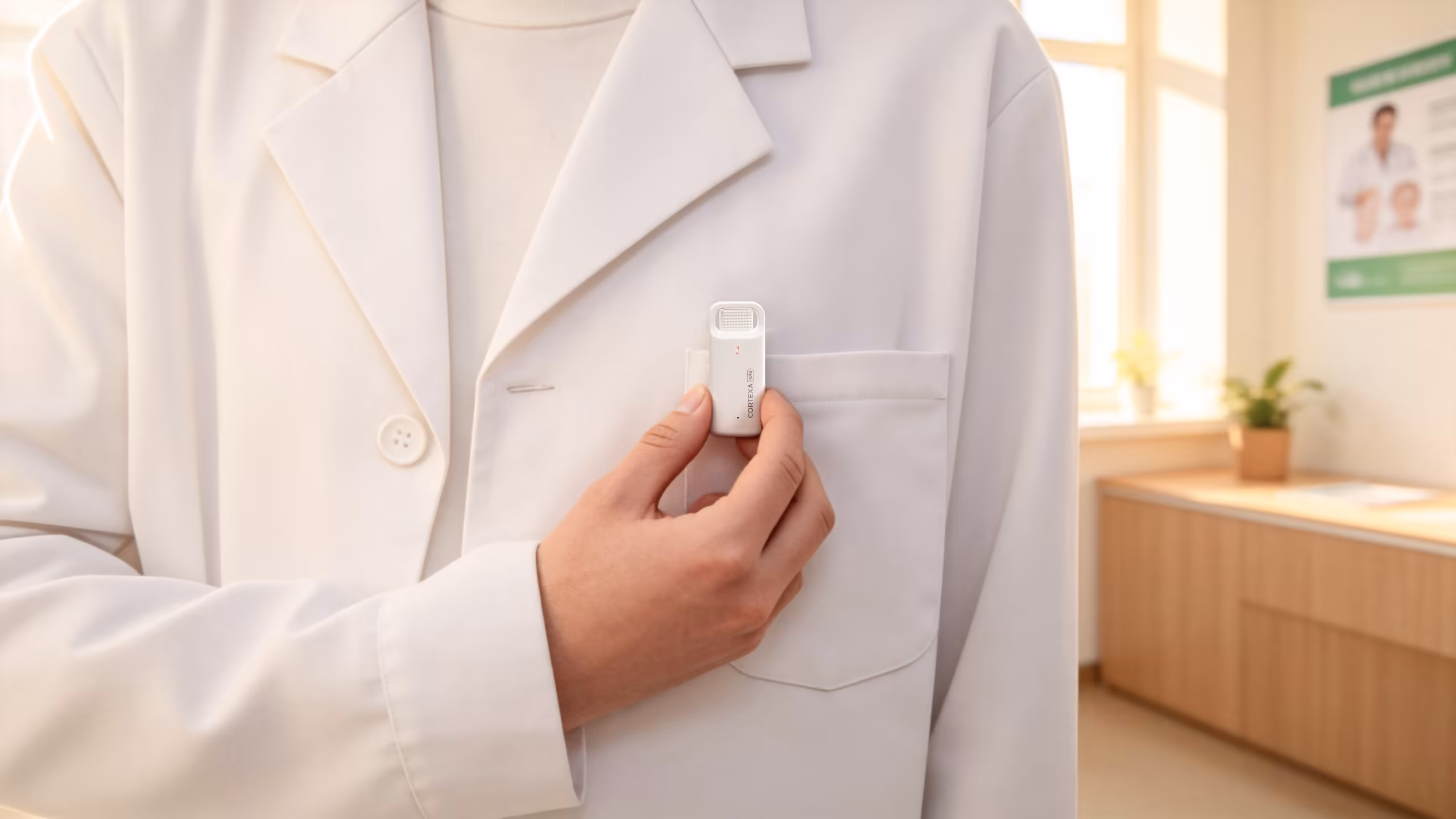 CortexaNote one-click handoff workflow for moving notes toward the EHR.
